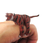 3D Tiger Figurine Shaped Animal Wrap Ring for Kids | US Size 2 to size 4 | DOTOLY