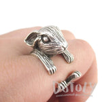3D Unisex Rabbit Shaped Animal Ring in Silver | Animal Rings | DOTOLY