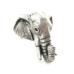 Adjustable Elephant Animal Realistic Ring For Men and Women in Silver