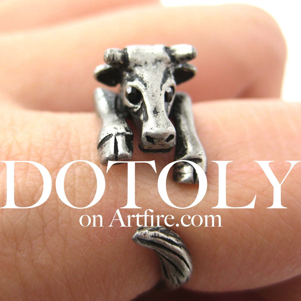 cow-bull-animal-wrap-ring-in-silver