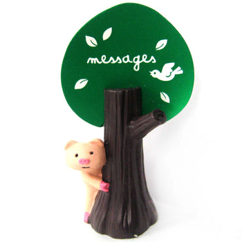 Adorable Piglet Pig Hide & Seek Animal Photo Stand Memo Holder | DOTOLY