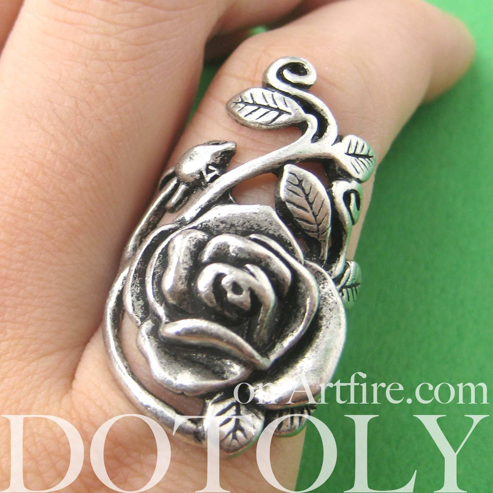 classic-rose-shaped-floral-vines-wrap-around-ring-in-silver-dotoly