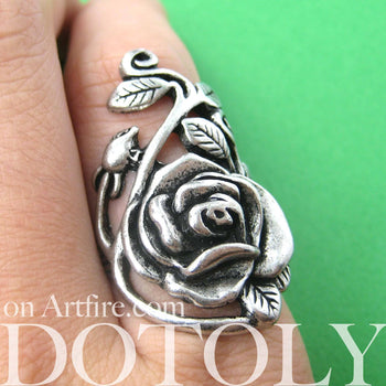 classic-rose-shaped-floral-vines-wrap-around-ring-in-silver-dotoly