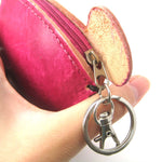 Mouse Animal Shaped Handmade Coin Purse with Key Split Ring Holder | DOTOLY