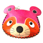 Mouse Animal Shaped Handmade Coin Purse with Key Split Ring Holder | DOTOLY