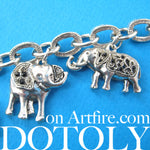 elephant-linked-animal-charm-bracelet-in-silver