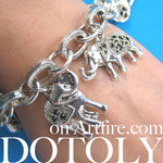 elephant-linked-animal-charm-bracelet-in-silver