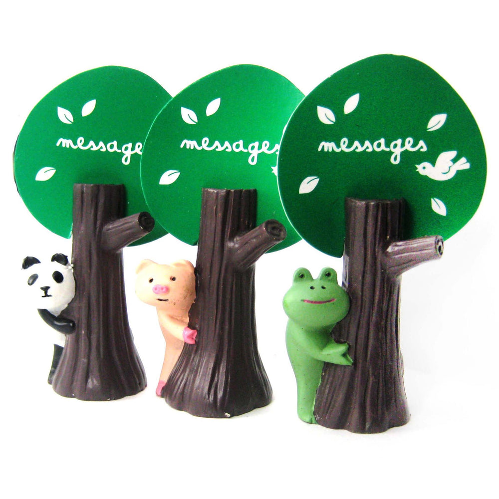 Adorable Piglet Pig Hide & Seek Animal Photo Stand Memo Holder | DOTOLY