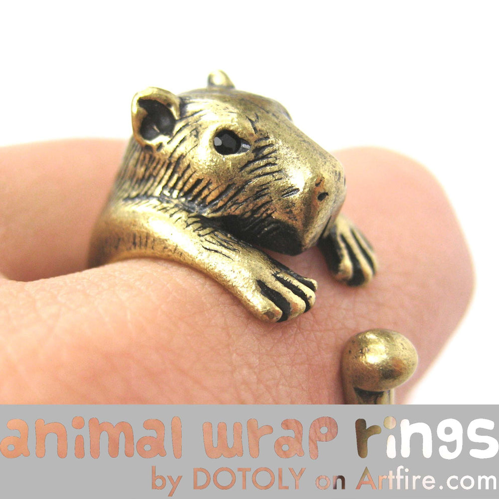 capybara-wombat-animal-ring-in-brass