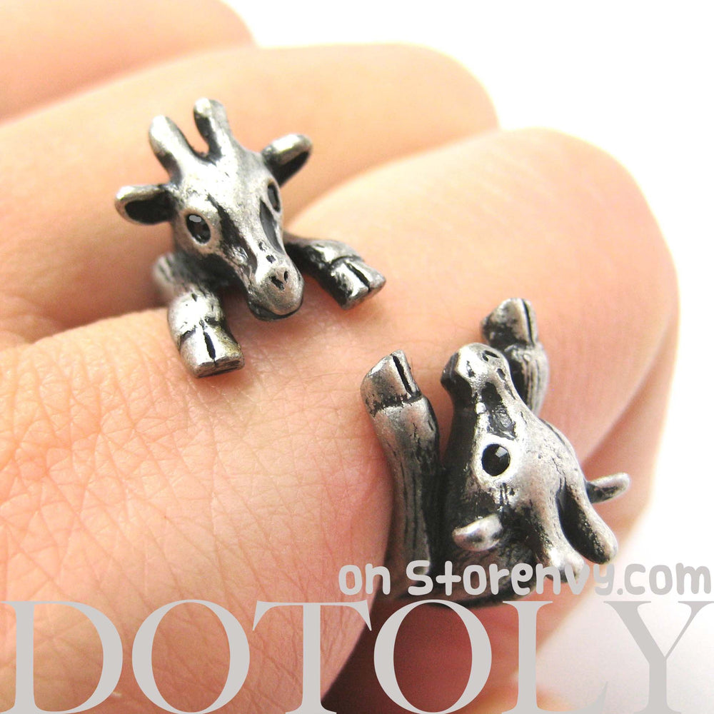 double-giraffe-animal-ring-silver