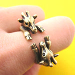 double-giraffe-animal-ring-bronze-dotoly