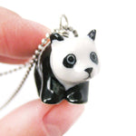 Adorable Baby Panda Bear Porcelain Ceramic Animal Pendant Necklace | Handmade | DOTOLY