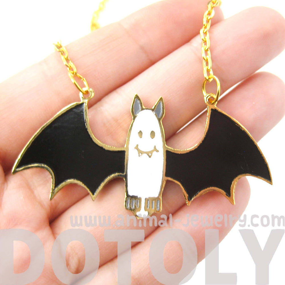 Adorable Bat Shaped Animal Cartoon Pendant Necklace | Limited Edition | DOTOLY