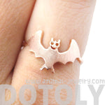 Adorable Bat Shaped Animal Themed Ring in Rose Gold Size 6 | DOTOLY | DOTOLY