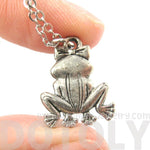 Adorable Frog With A Bow Shaped Animal Charm Necklace | MADE IN USA | DOTOLY