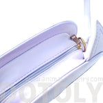 Adorable Kitty Cat Face Shaped Cross Body Bag for Women in Purple | DOTOLY