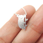 Adorable Koala Bear Shaped Silhouette Charm Necklace | Animal Jewelry