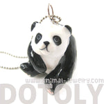 Adorable Panda Bear Porcelain Ceramic Animal Pendant Necklace | Handmade | DOTOLY