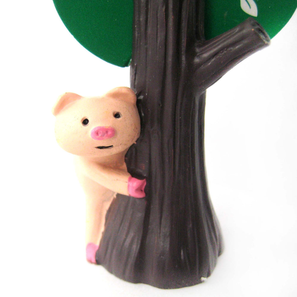 Adorable Piglet Pig Hide & Seek Animal Photo Stand Memo Holder | DOTOLY