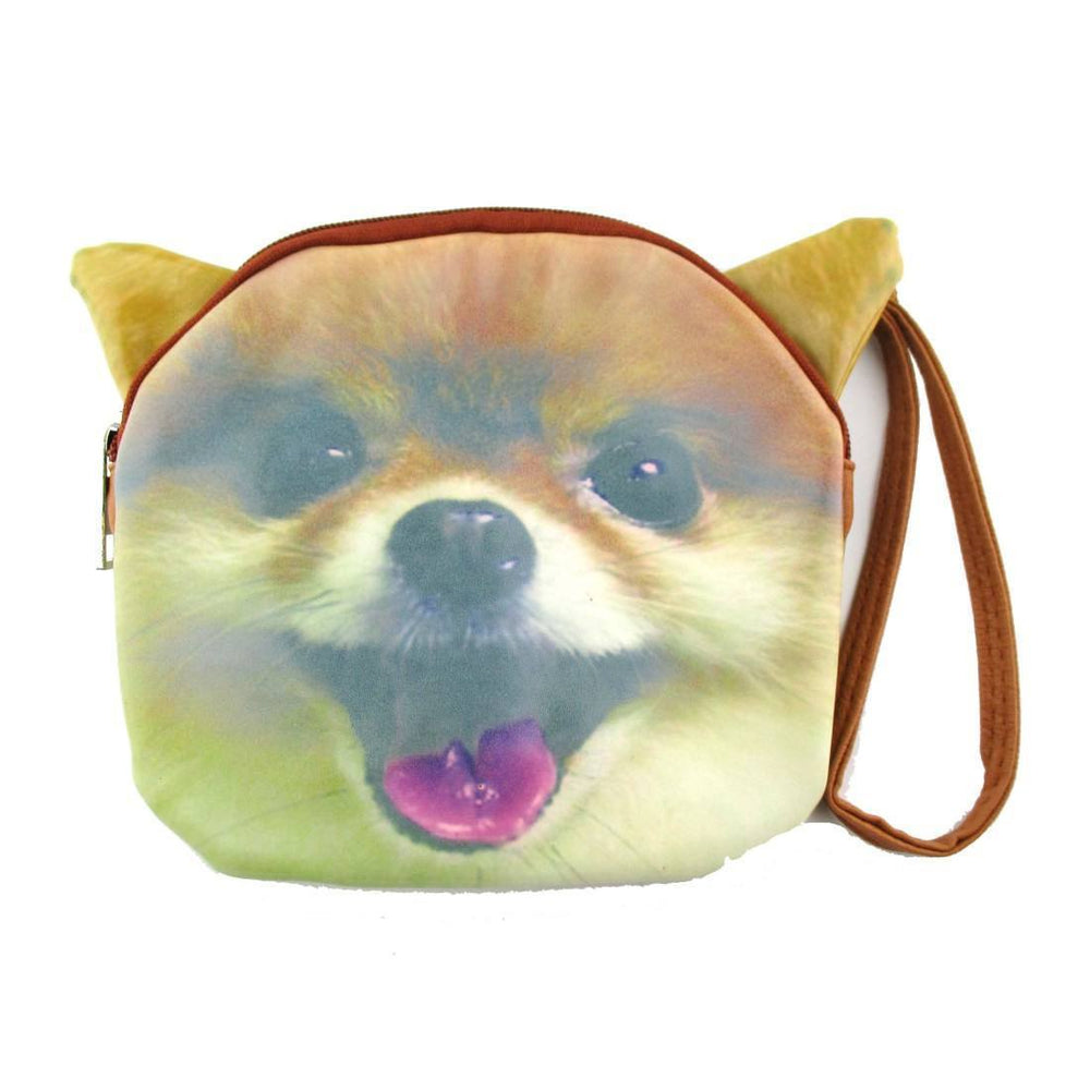 Pomeranian Face Shaped Clutch Bag Gifts for Dog Lovers – DOTOLY