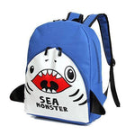 Adorable Shark Sea Monster Shaped Gym Rucksack Backpack in Blue | Shark Week | DOTOLY