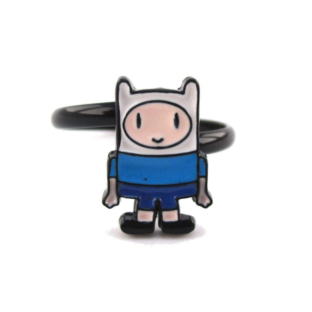 Adventure Time Finn the Human Shaped Adjustable Ring | DOTOLY