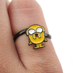 Adventure Time Jake The Dog Shaped Adjustable Ring | DOTOLY