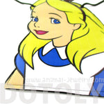 Alice in Wonderland Shaped Vinyl Print Cross Body Bag | DOTOLY | DOTOLY