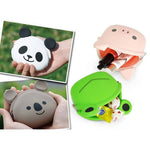 Green Froggy Frog Shaped Mimi Pochi Animal Friends Silicone Clasp Coin Purse Pouch | DOTOLY