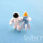 Astronaut and Spaceship Shaped Space Themed Adjustable Ring | DOTOLY | DOTOLY