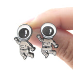 Astronaut in a Space Suit Space Themed Two Part Dangle Earrings
