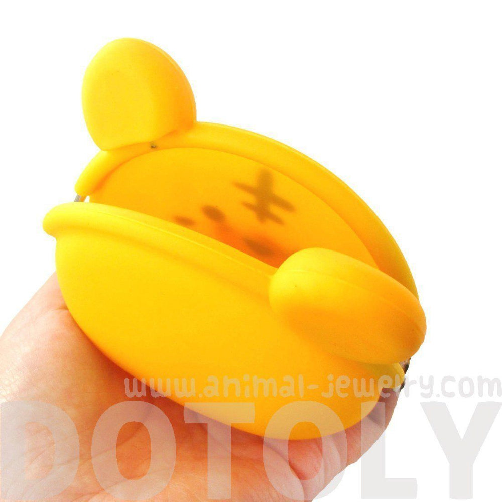 Cartoon Tiger Shaped Mimi Pochi Animal Friends Silicone Clasp Coin Purse Pouch | DOTOLY