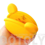 Cartoon Tiger Shaped Mimi Pochi Animal Friends Silicone Clasp Coin Purse Pouch | DOTOLY