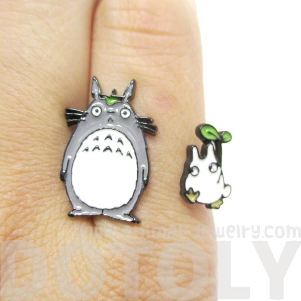 Chibi Totoro Miyazaki My Neighbor Totoro Inspired Adjustable Ring | DOTOLY | DOTOLY