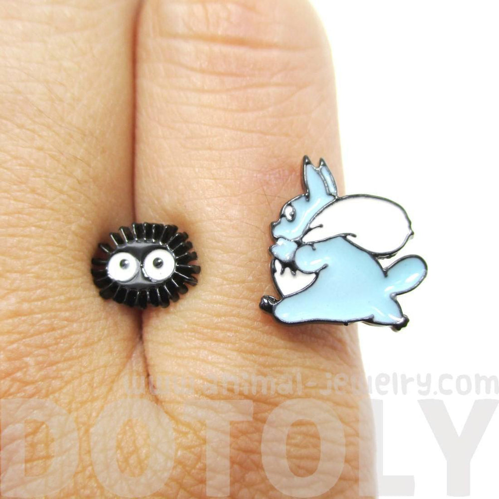 Chuu Totoro and Dustbunnies My Neighbor Totoro Ring