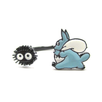 Chuu Totoro and Dustbunnies My Neighbor Totoro Ring