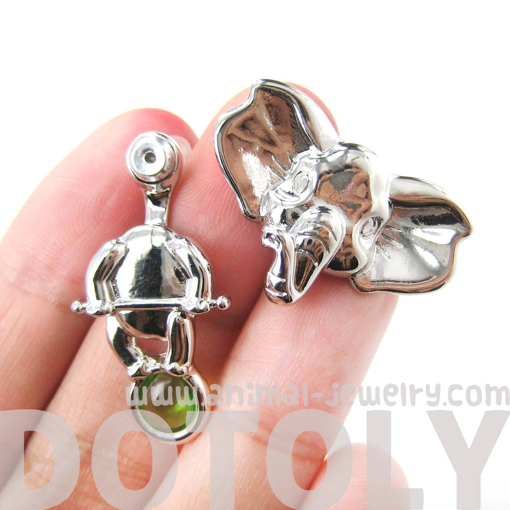 circus-elephant-animal-two-part-stud-earring-in-silver-animal-jewelry