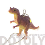 Classic Dinosaur With Horn Figurine Pendant Necklace | Animal Jewelry | DOTOLY