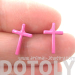 classic-small-cross-shaped-stud-earrings-in-pink-enamel-dotoly