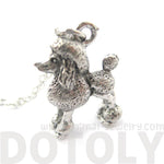 Detailed Toy Poodle Puppy Dog Shaped Charm Necklace | MADE IN USA