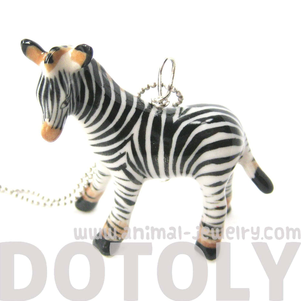 detailed-zebra-porcelain-ceramic-animal-pendant-necklace-handmade