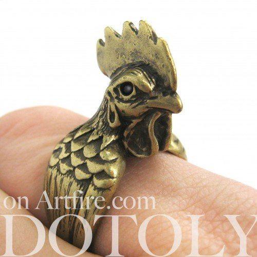 3d-chicken-hen-animal-wrap-ring-in-bronze-sizes-5-to-9-available