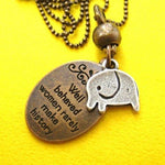 elephant-cute-animal-round-pendant-necklace-in-bronze-with-quote