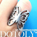 Butterfly Wrap Animal Ring with Cut Out Details - Size 6.5 ONLY | DOTOLY