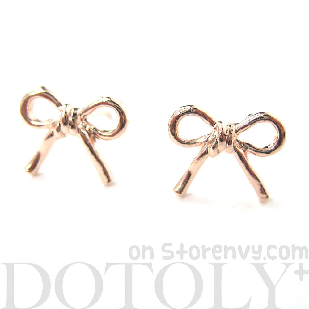 TIFFANY 18K Yellow Gold Bow Earrings 267091 | FASHIONPHILE