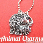 mom-and-baby-elephant-animal-charm-necklace-in-silver
