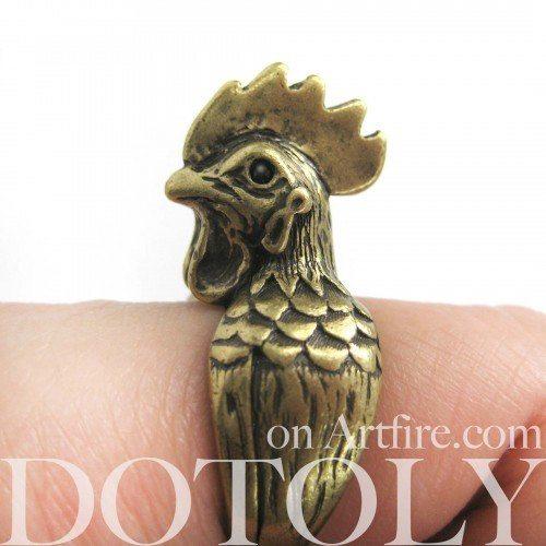 3d-chicken-hen-animal-wrap-ring-in-bronze-sizes-5-to-9-available