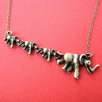 elephant-animal-charm-necklace-in-bronze