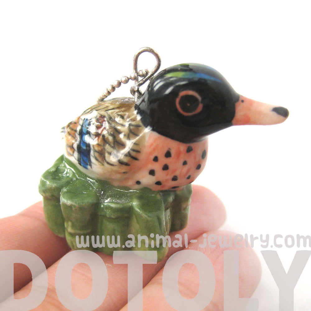 duck-bird-porcelain-ceramic-animal-pendant-necklace-handmade