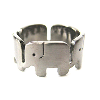 elephant-family-parade-animal-ring-in-gunmetal-silver-us-size-6-to-8-available